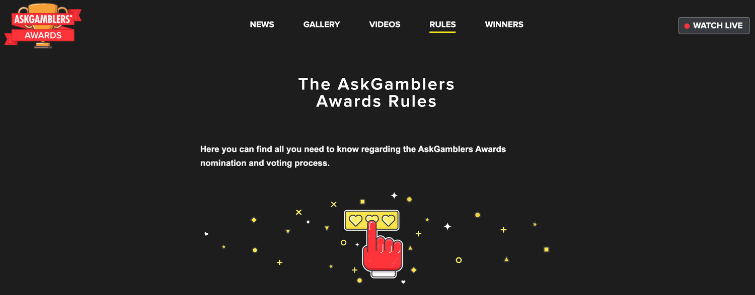 ask gamblers awards